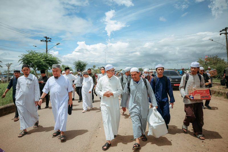Arus kedatangan 4.366 warga negara asing dari 48 negara menuju Lampung untuk menghadiri Tabligh Akbar Internasional Indonesia.